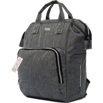 Bebex Light Grey Açık Gri Bag-Z Organizatör Anne Bebek Bakım Termal Sırt Çantası