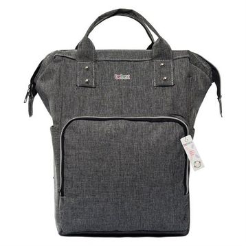 Bebex Light Grey Açık Gri Bag-Z Organizatör Anne Bebek Bakım Termal Sırt Çantası