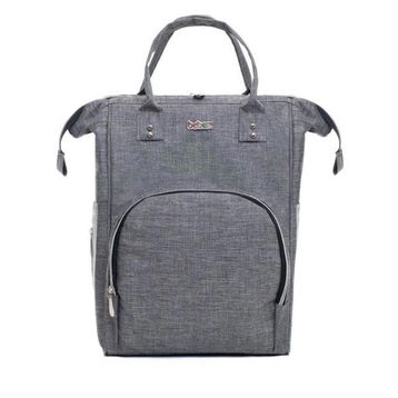 Bebex Light Grey Açık Gri Bag-Z Organizatör Anne Bebek Bakım Termal Sırt Çantası