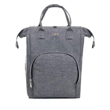 Bebex Light Grey Açık Gri Bag-Z Organizatör Anne Bebek Bakım Termal Sırt Çantası