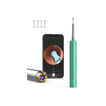 Bebird T5 3 MP 3.5 mm Yeşil Şarjlı Wifi Görüntülü Kulak Temizleyici