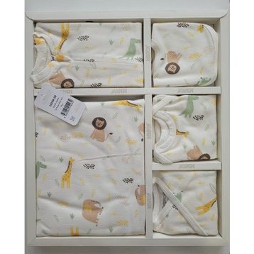 Bebitof Incibaby Zürafa Desenli 10'lu Erkek Bebek Hastane Çıkışı