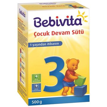 Bebivita 3 12+ Ay 500 gr Devam Sütü