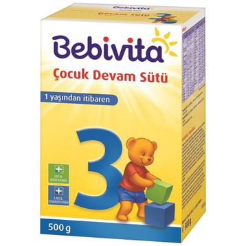 Bebivita 3 12+ Ay 500 gr Devam Sütü