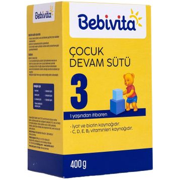 Bebivita 400 gr 3 Numara Devam Sütü