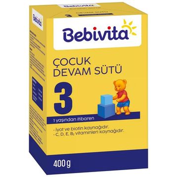 Bebivita 400 gr 3 Numara Devam Sütü