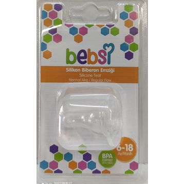 Bebsi 246 6-18 Ay Normal Akış Silikonlu Biberon Emziği