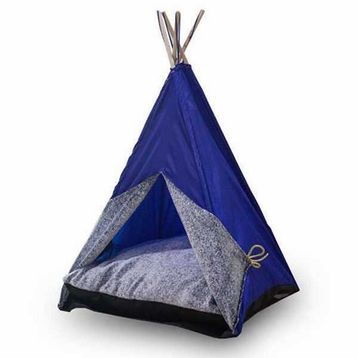 Bedspet ​Mavi 50x50x70 cm Kedi ve Küçük Irk Köpek Çadırı