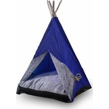 Bedspet ​Mavi 50x50x70 cm Kedi ve Küçük Irk Köpek Çadırı