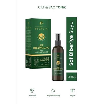 Bee Beauty 250 ml Saf Biberiye Hidrosolü