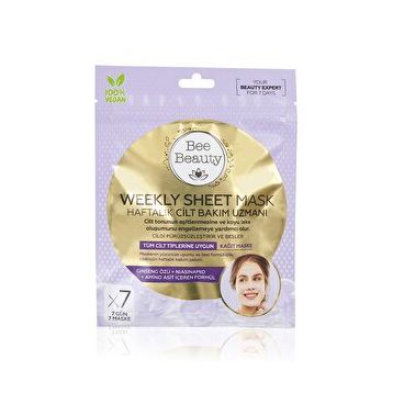 Bee Beauty 7'li Kağıt Yüz Maskesi