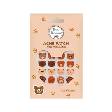 Bee Beauty Ayıcık Desenli 20 Adet Akne Bandı