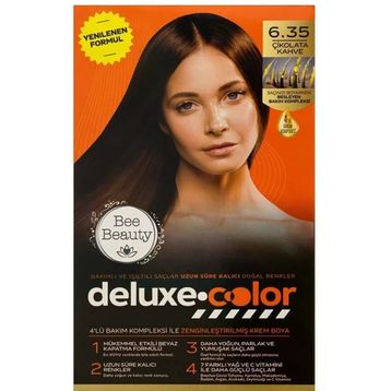 Bee Beauty Deluxe Color Kit 6.35 Çikolata Kahve Saç Boyası