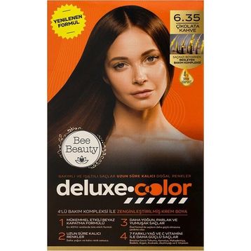 Bee Beauty Deluxe Color Kit 6.35 Çikolata Kahve Saç Boyası