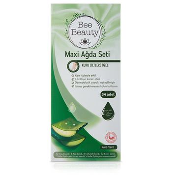 Bee Beauty Maxi Ağda Seti Aloe Vera 54'lü