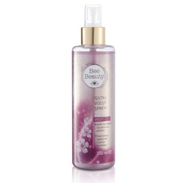 Bee Beauty Violet 250 ml Işıltılı Vücut Spreyi