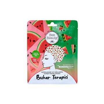 Bee Beauty Wonder Food Karpuz Buhar Terapisi Kepeklenme ve Yağlanma Karşıtı Bone Maske