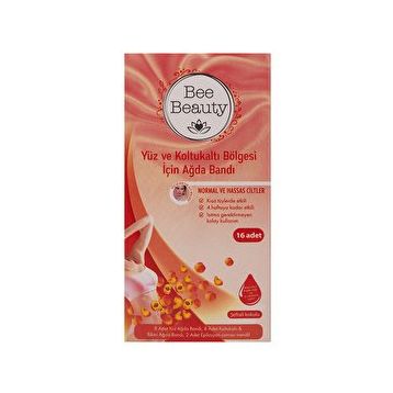 Bee Beauty Yüz ve Koltuk Altı İçin 16'lı Ağda Bandı