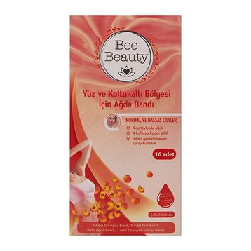 Bee Beauty Yüz ve Koltuk Altı İçin 16'lı Ağda Bandı