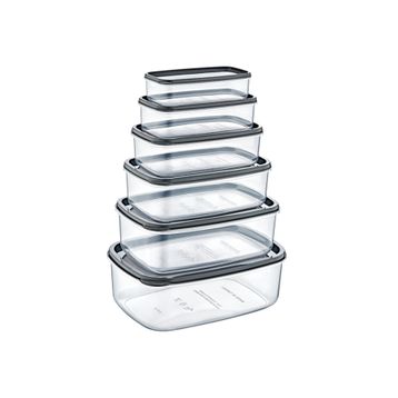 Bee Home 6'lı Şeffaf Saklama Kabı