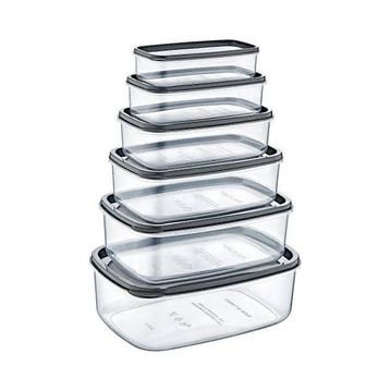 Bee Home 6'lı Şeffaf Saklama Kabı