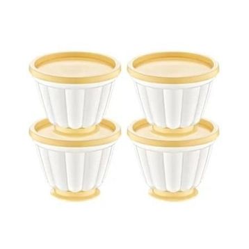 Bee Home AK-565 Sarı 4'lü Puding Kabı