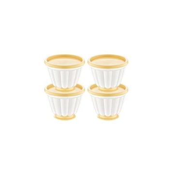 Bee Home AK-565 Sarı 4'lü Puding Kabı