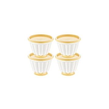Bee Home AK-565 Sarı 4'lü Puding Kabı