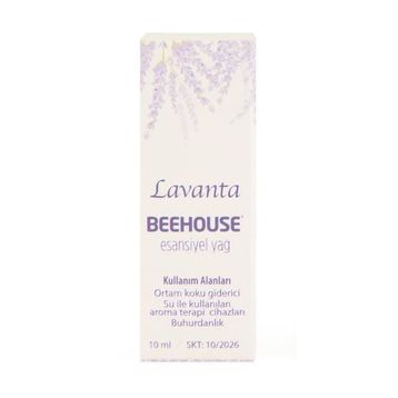 Beehouse Lavanta Esansiyel 10 ml Buhurdanlık Yağı