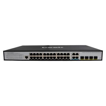 Beek BN-GS-2244P4S 24 Port Gigabit PoE 4 Port Combo 4 Port SFP Yönetilebilir PoE Switch