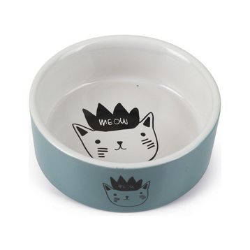 Beeztees 11.5 cm 180 ml Mavi Seramik Kedi Mama ve Su Kabı