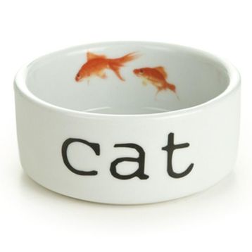 Beeztees 11.5 cm 300 ml Beyaz Seramik Kedi Mama ve Su Kabı