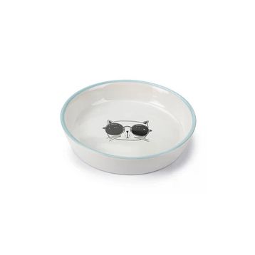 Beeztees 16 cm 300 ml Beyaz Seramik Kedi Mama ve Su Kabı