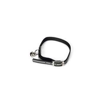 Beeztees 24.5-29.5 cm Fosforlu Siyah Kedi Boyun Tasması