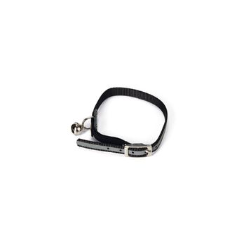 Beeztees 24.5-29.5 cm Fosforlu Siyah Kedi Boyun Tasması