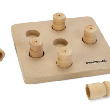 Beeztees Ahşap 18x18x3 cm Köpek Zeka Geliştirme Oyuncağı