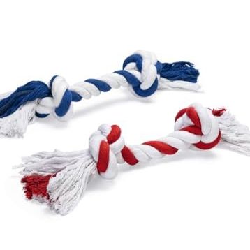 Beeztees Çift Düğümlü Diş İpi Pamuk İplerden 62x11x11 cm 400 gr Köpek Oyuncağı