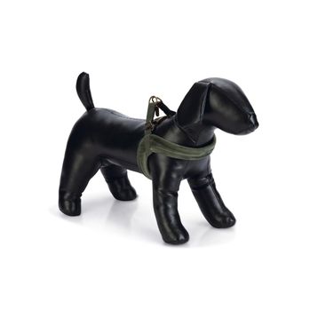 Beeztees DBL 20 mm 46 cm Velur Yeşil XS Köpek Göğüs Tasması