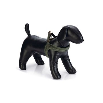 Beeztees DBL 20 mm 46 cm Velur Yeşil XS Köpek Göğüs Tasması