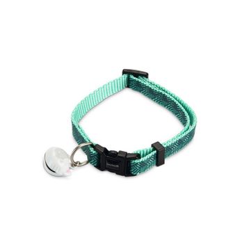 Beeztees Geo Yeşil 20-30 cm Zilli Kedi Boyun Tasması