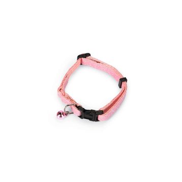 Beeztees Glitter Pembe 23-32 cm Zilli Kedi Boyun Tasması