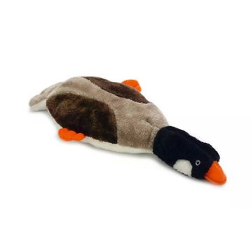 Beeztees Hışırtı Sesli Ördek 40x14x7 cm Kahverengi Peluş Köpek Oyuncağı