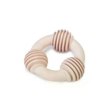 Beeztees İçi Dolu Halka Kauçuk 8 cm Pembe Yavru Köpek Diş Oyuncağı