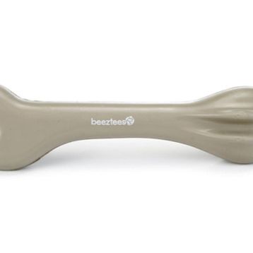 Beeztees İçi Dolu Kemik Kauçuk 20 cm Bej Köpek Oyuncağı