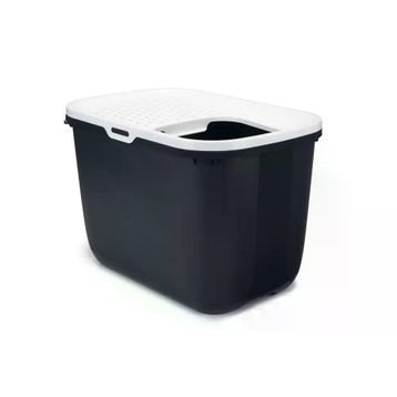 Beeztees Kapalı ve Derin 58x38.5x39.5 cm Gri Kedi Tuvaleti