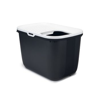 Beeztees Kapalı ve Derin 58x38.5x39.5 cm Gri Kedi Tuvaleti