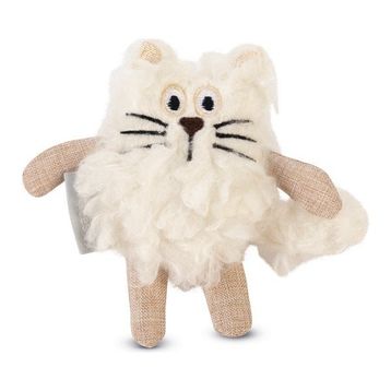 Beeztees Kedi Beyaz 15x10x3 cm Peluş Kedi Oyuncağı