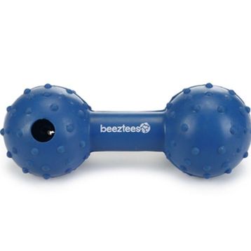 Beeztees Ödül ve Oyun Dambıl Kauçuk 11.5 cm Mavi Köpek Oyuncağı