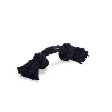 Beeztees Pamuk İplerden Çift Düğümlü Diş İpi Siyah 40x8.5x7 cm 280 gr Köpek Oyuncağı