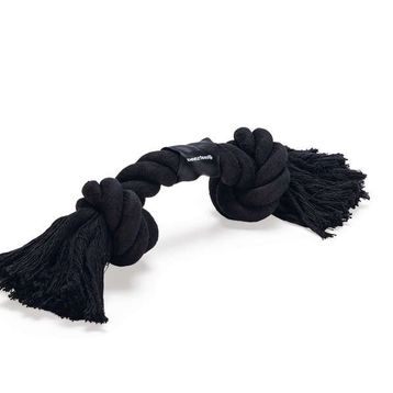Beeztees Pamuk İplerden Çift Düğümlü Diş İpi Siyah 40x8.5x7 cm 280 gr Köpek Oyuncağı